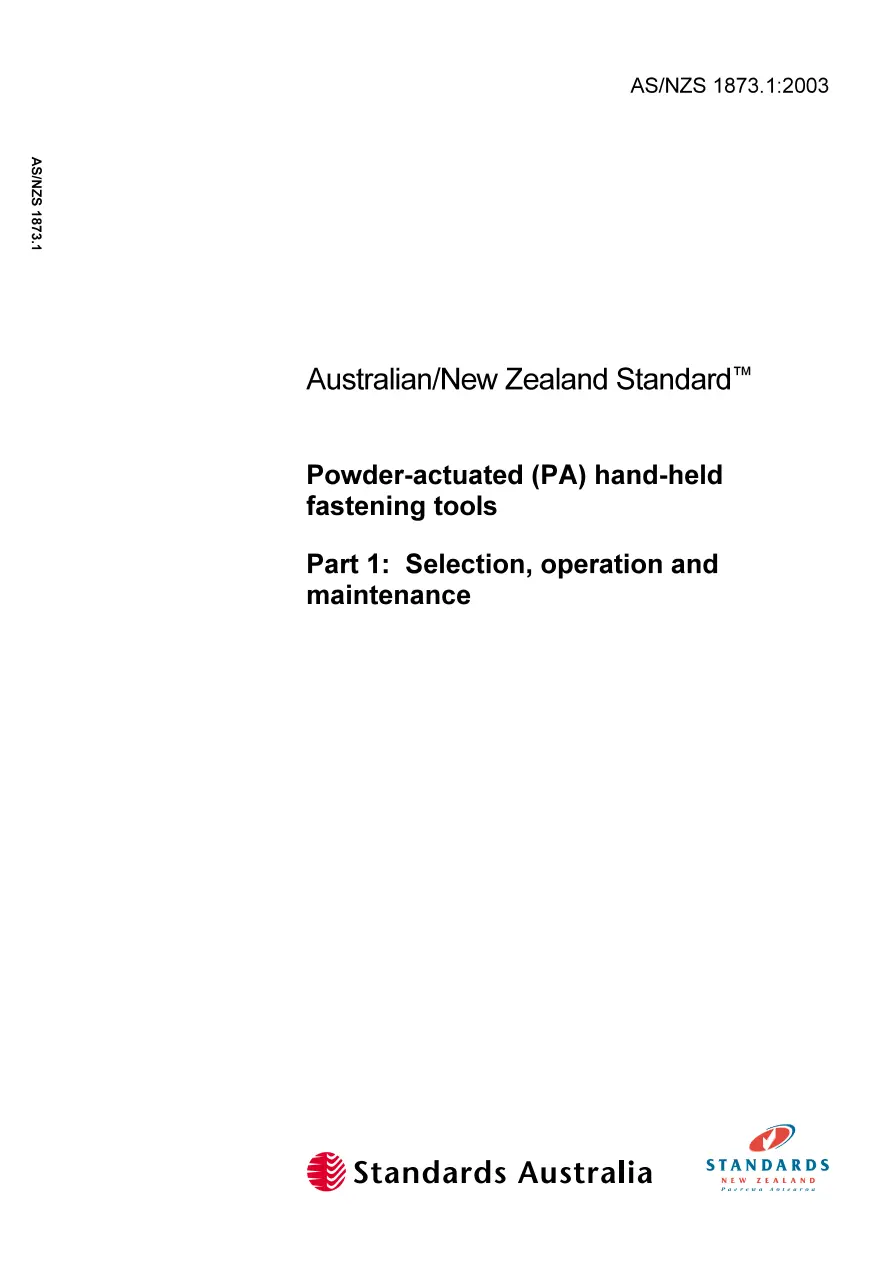 AS/NZS 1873.1:2003
