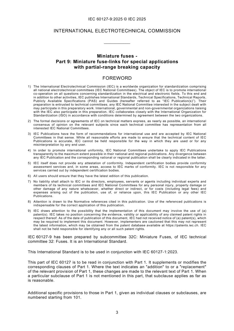 IEC 60127-9 Ed. 1.0 b:2025