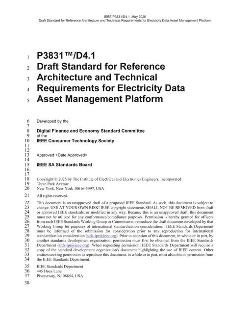 IEEE P3831:2025