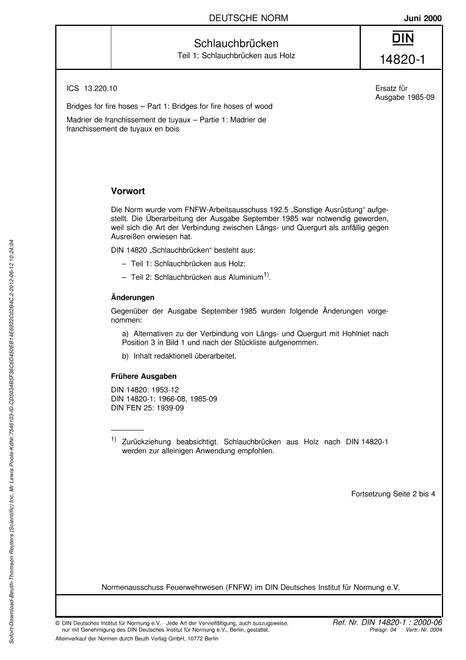 DIN 14820-1