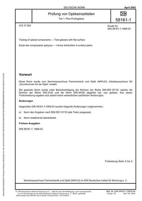 DIN 58161-1