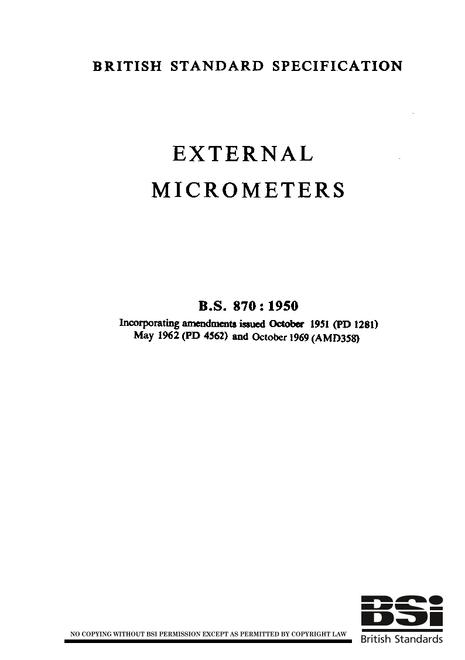 BS 870:1950