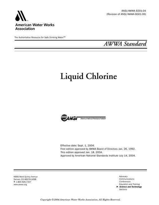 AWWA B301-04