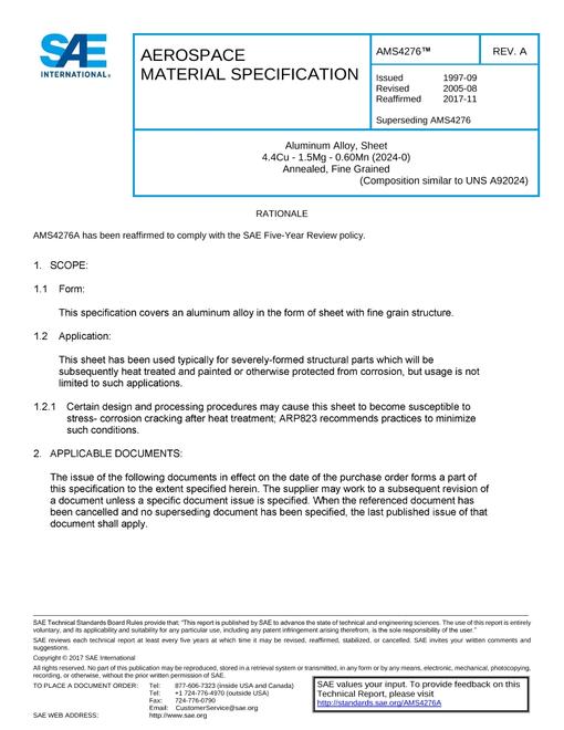 SAE AMS4276A