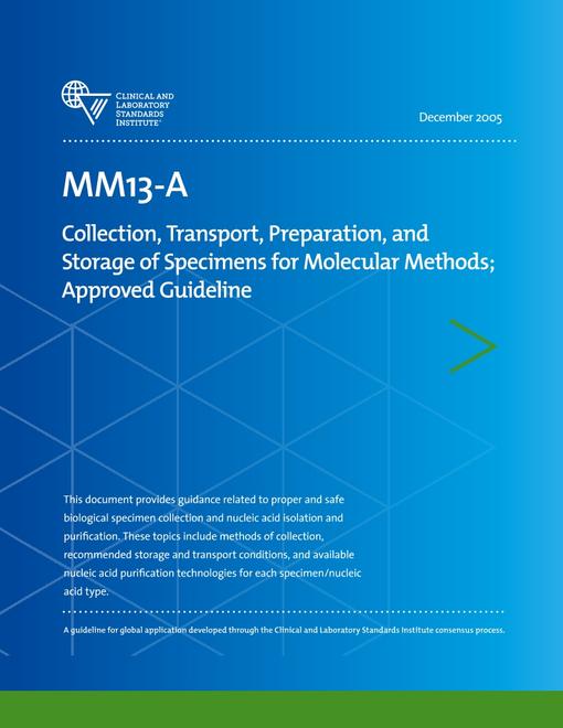 CLSI MM13-A