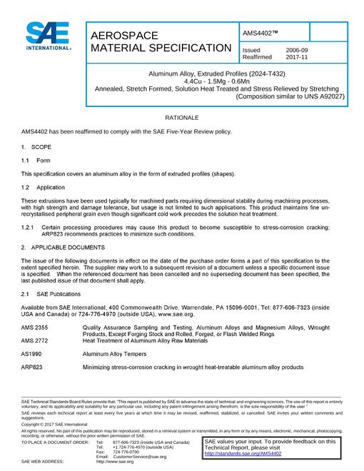 SAE AMS4402
