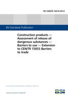 BS PD CEN/TR 16410:2012