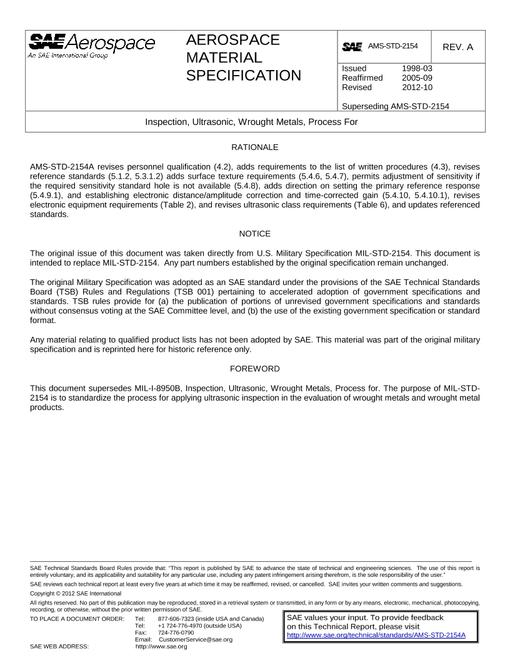 SAE AMSSTD2154A