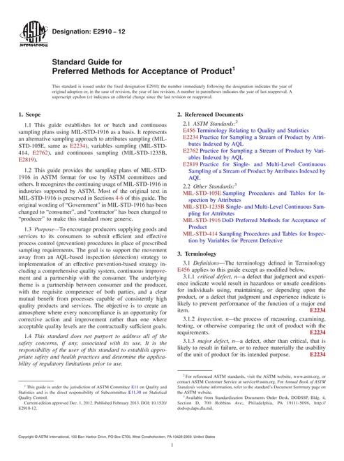 ASTM E2910-12