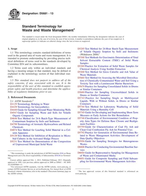 ASTM D5681-13