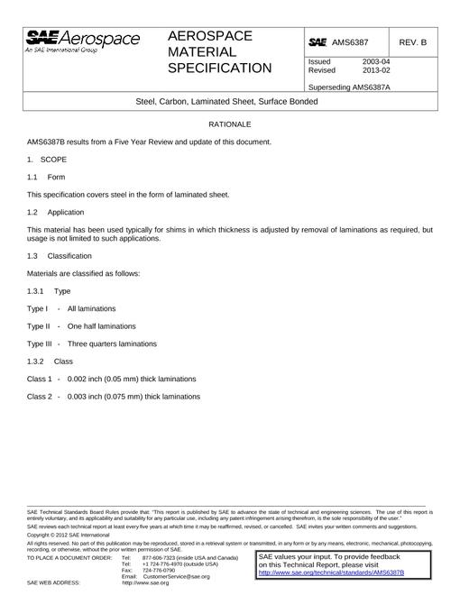 SAE AMS6387B