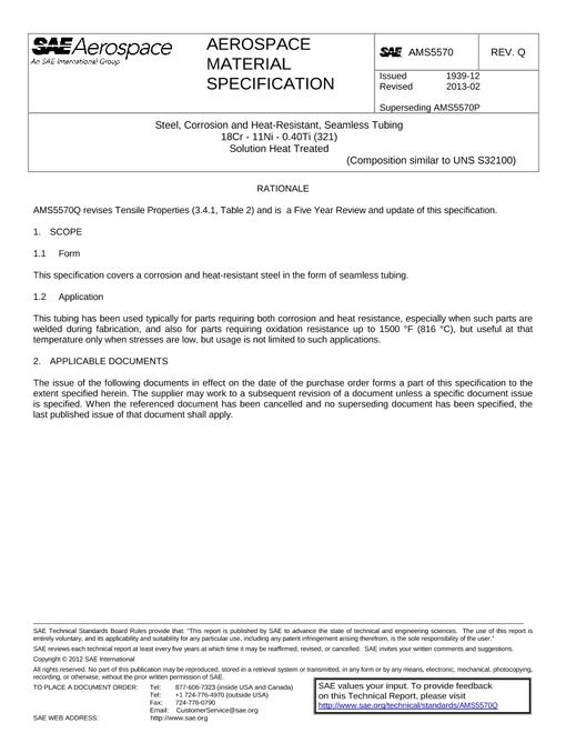 SAE AMS5570Q