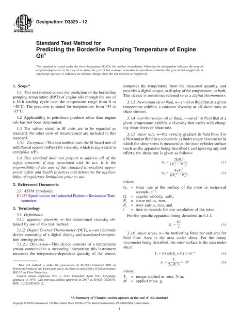 ASTM D3829-12