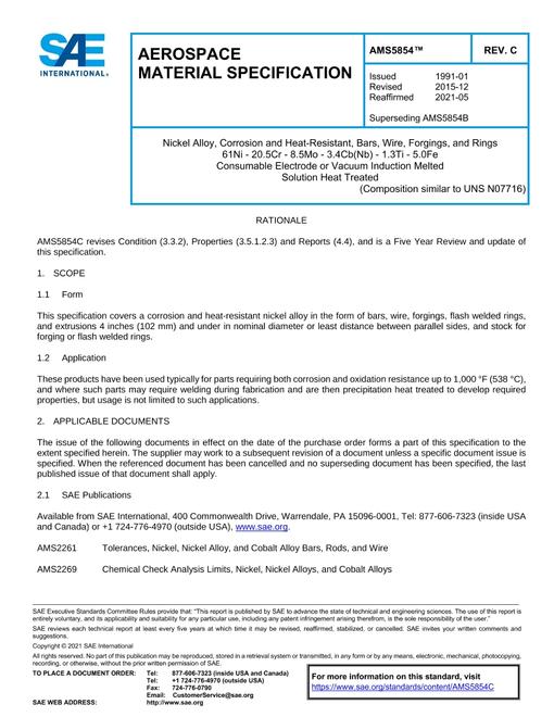 SAE AMS5854C
