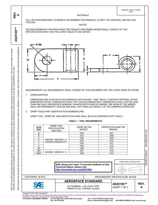 SAE AS25189A