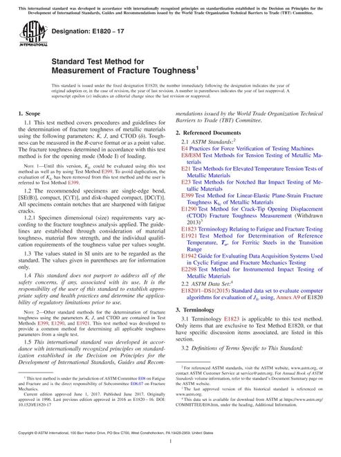 ASTM E1820-17