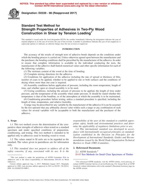 ASTM D2339-98(2017)