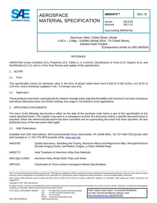 SAE AMS4475B