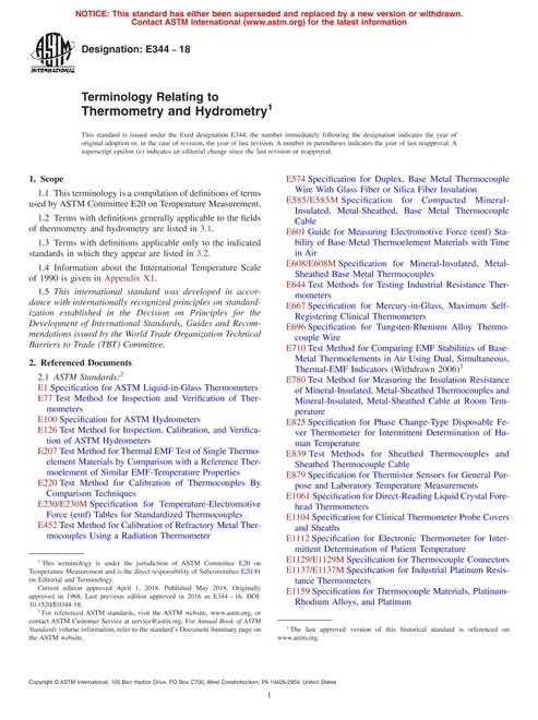 ASTM E344-18