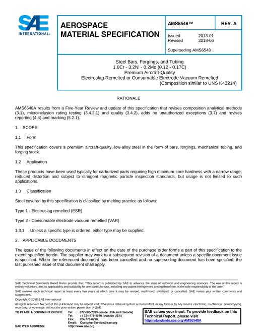 SAE AMS6548A