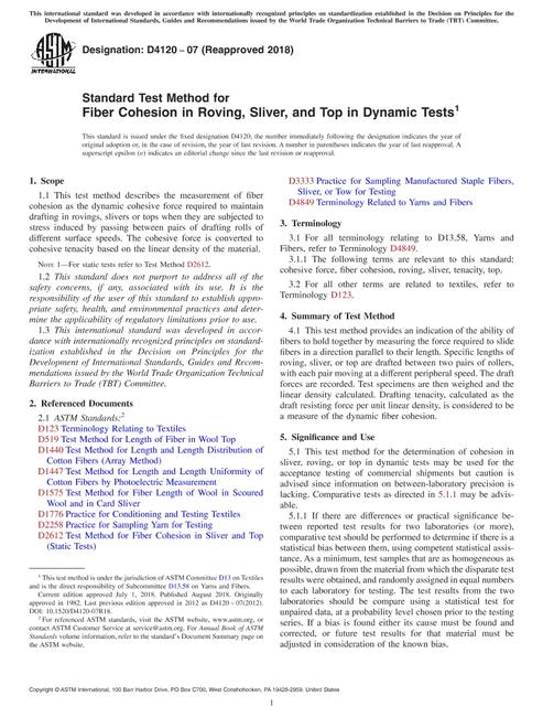 ASTM D4120-07(2018)