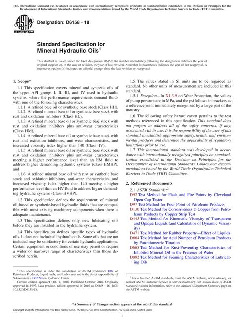 ASTM D6158-18