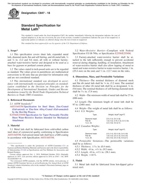 ASTM C847-18