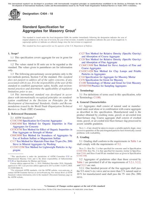 ASTM C404-18
