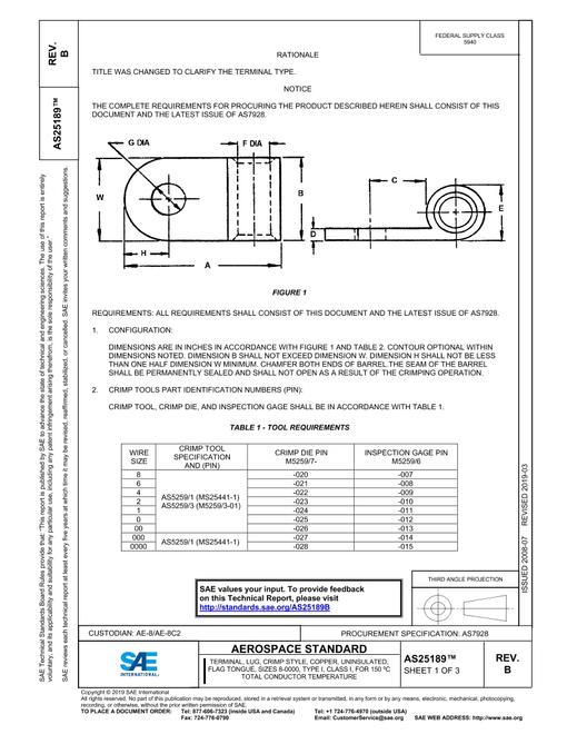 SAE AS25189B