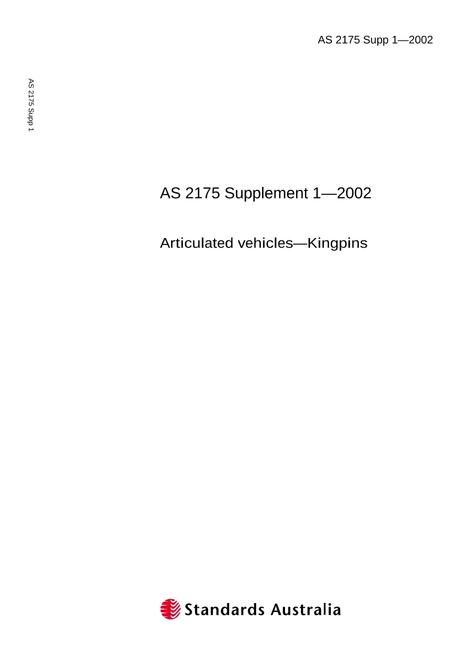 AS 2175 SUPP 1-2002