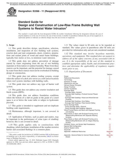 ASTM E2266-11(2019)