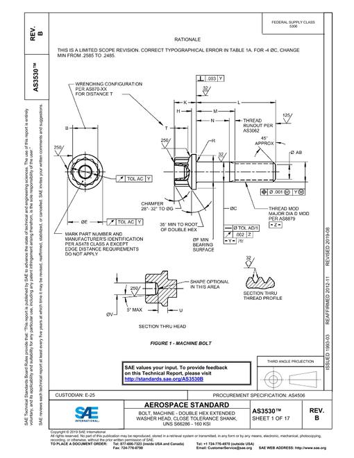 SAE AS3530B