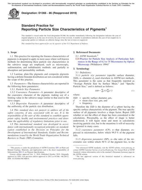 ASTM D1366-86(2019)
