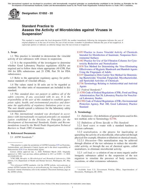 ASTM E1052-20