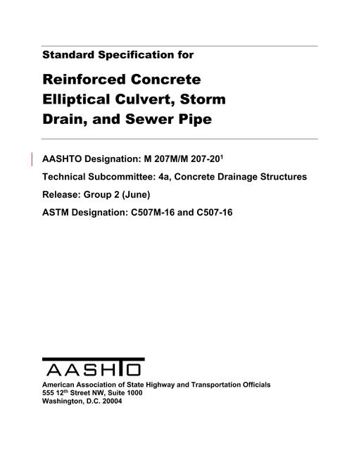 AASHTO M 207M/M 207-20