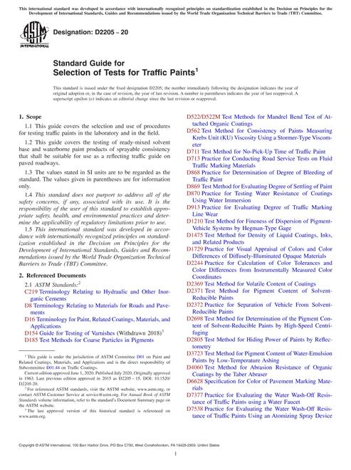 ASTM D2205-20