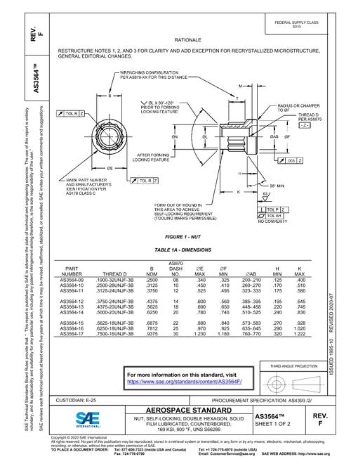 SAE AS3564F