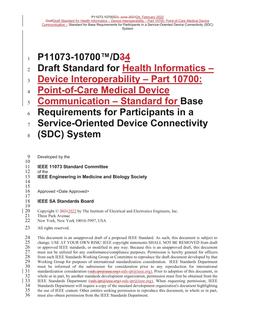 IEEE 11073-10700-2022
