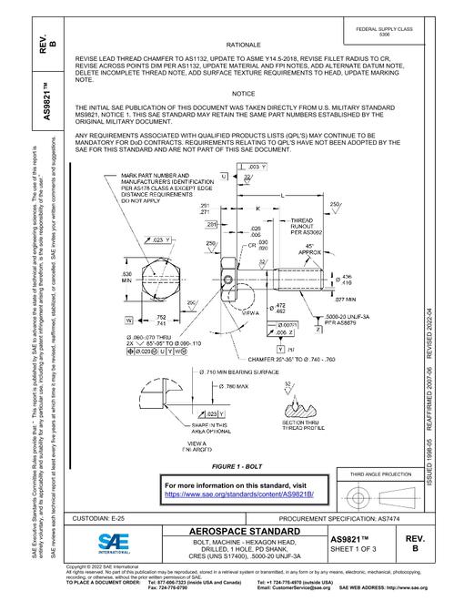 SAE AS9821B