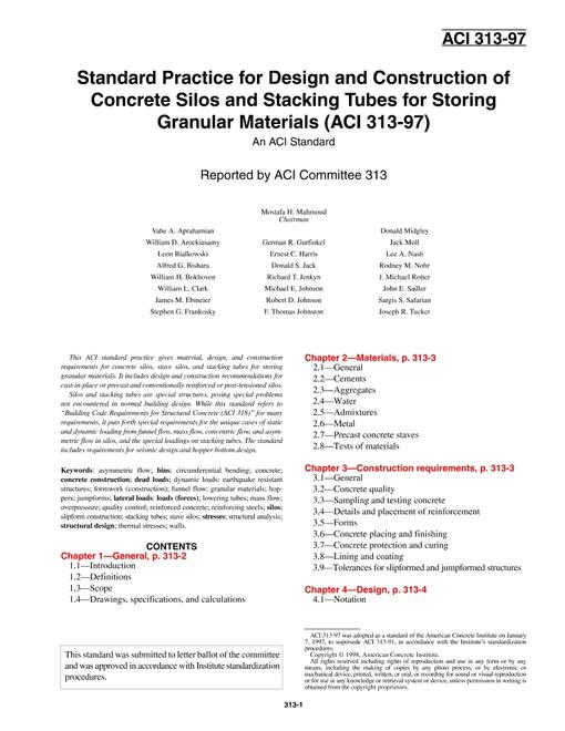 ACI 313-97