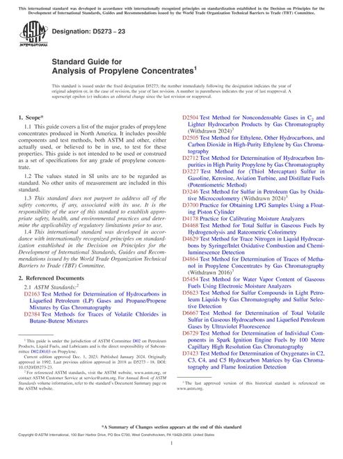 ASTM D5273-23