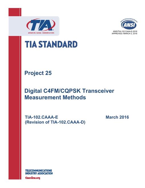 TIA ANSI/TIA-102.CAAA-E