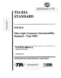 TIA ANSI/TIA/EIA-604-5-A