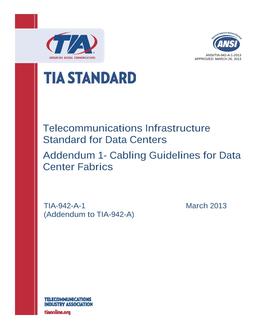 TIA ANSI/TIA-942-A