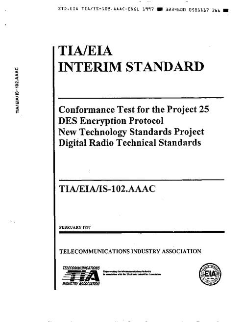 TIA TIA/EIA/IS-102.AAAC
