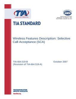 TIA ANSI/TIA-664.519-B