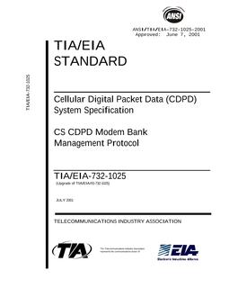 TIA ANSI/TIA/EIA-732-1025