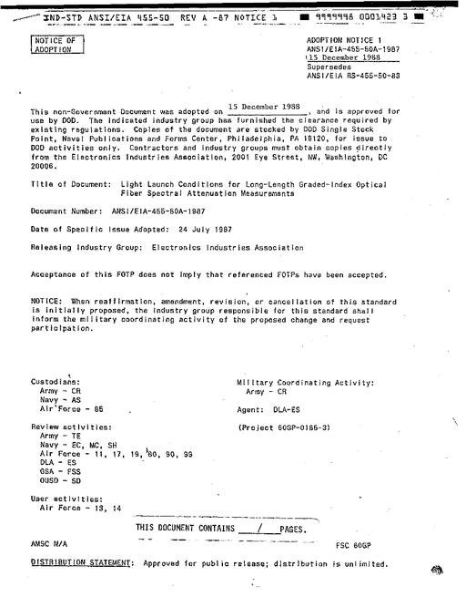 TIA ANSI/EIA-455-50A