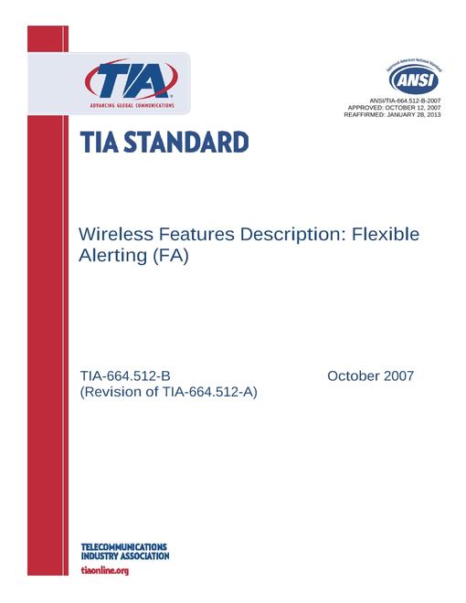 TIA ANSI/TIA-664.512-B