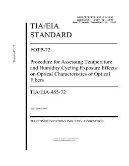 TIA ANSI/TIA/EIA-455-72